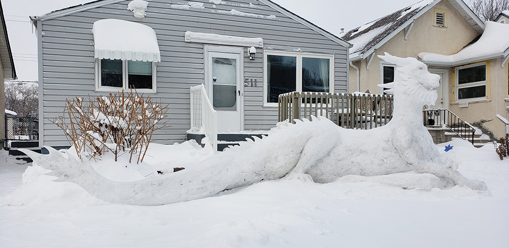 Snow dragon